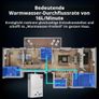 16L Gas Instantaneous Water Heater with Shower Head 32KW LPG Propane Butane Water Heater, Low 0.25 Bar Start Water Pressure for Home, Motorhomes, Cabins Image 4