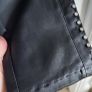 BANNED APPAREL Alternative Black Waxed Jeggings with Silver Studded Seams - Sz L (Fit 14-16UK) - Bnwt Rrp 89 Image 7
