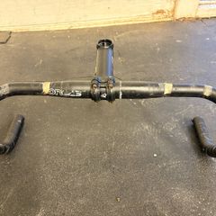Bike drop bar and stem