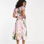 Midi floral dress Image 3