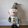 Large Extendable Legs Christmas Snowman Decoration 107cm Image 2