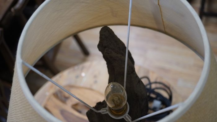Bog Oak Sentinel_Bog Oak Table Lamp