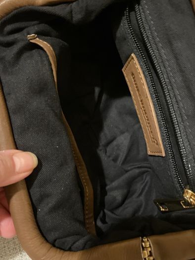 Tim & Simonsen all leather tan danish hand bag