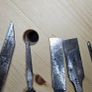 5 chisels, incl. Sorby, Henry Taylor Image 5