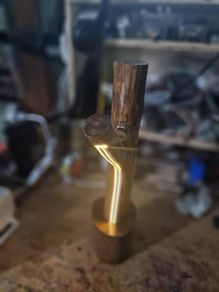 Hand crafted cob light desk lamp