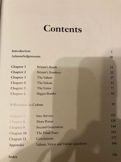 Military book:'V-Bombers'