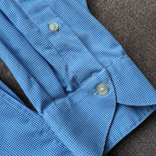 Men's Long sleeve Blue shirt, size M
