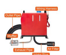 New 12v 8kw All In One  Diesel Air Heater with LCD Monitor