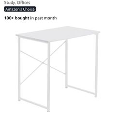Computer Desk White 80cm x 50 cm