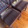 6 vintage mid century dining/ kitchen chairs . Teak Image 2