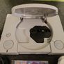 Playstation 1 with controller and game Image 2