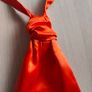 Orange tie and and pocket square set Image 4