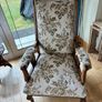 Reupholstered Vintage 3 Piece Suite & Chaise Image 6