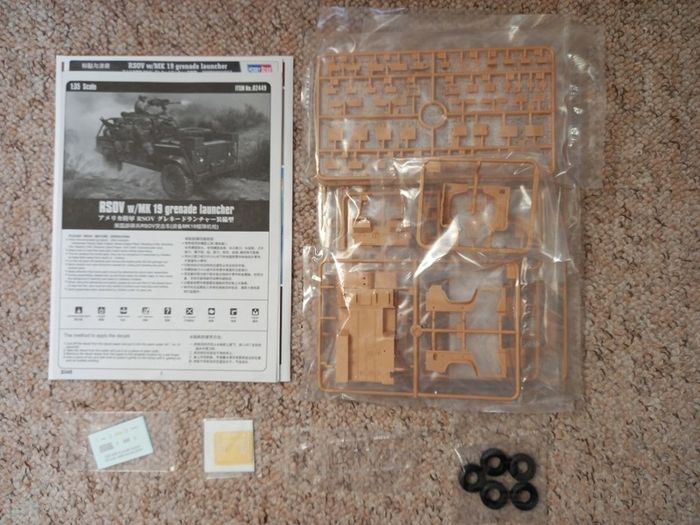 Hobby Boss 1/35 Ranger Special Operations Vehicle RSOV with Mk 19 Grenade Launcher US Army Land Rover Defender Airfix Revell Trumpeter