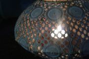 Decorative metal candle holder