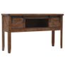 Console Table Solid Fir Wood 131x35.5x75 cm Brown Image 5