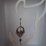 Boho Filigree Turquoise Bead Earrings Image 6