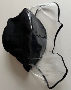 Brand New Bucket Hat with Clear Face Shield