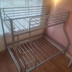 free double- single bunk bed frame
