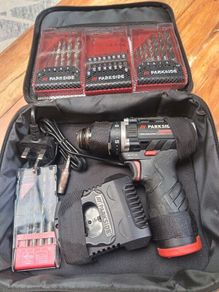 Parkside Performance 12V Brushless Cordless Drill Driver set