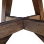 Coffee Table Solid Reclaimed Wood 60x45 cm Silver Image 7