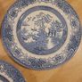 Ironstone England Willow Plates x 3 Image 3