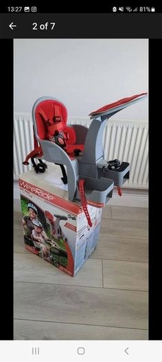 child's bike seat