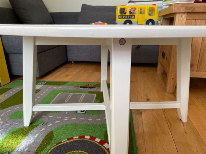 Ikea White Round Coffee Table For Sale in Leixlip, Kildare from benilson