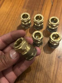 15mm Compression BSP Female Adapter (Brass)