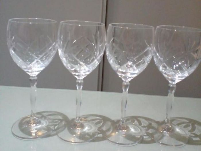 4 Cavan Crystal Clear glasses