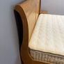 Solid Oak Super King Sleigh Bed With Mattress Image 3