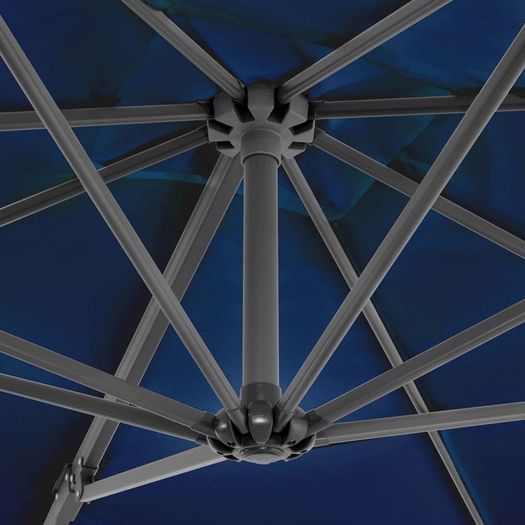 Cantilever Umbrella with Aluminium Pole Azure Blue 250X250 cm