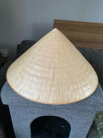 Traditional Conical Straw Hat - Perfect for Halloween Costume / Prop