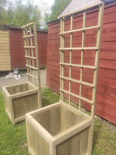 Planter with Trellis