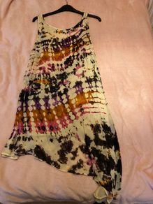 Topshop tie dye mini dress