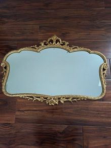 Antique Peerart Over mantle Mirror