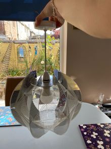Silver Pendant Lamp