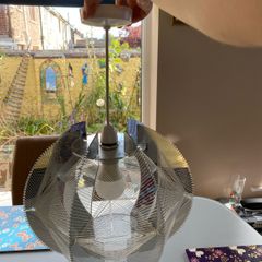 Silver Pendant Lamp