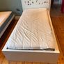 Single bed frame - white Image 2