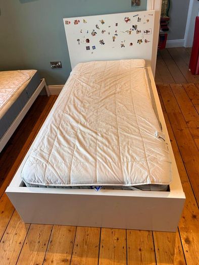 Single bed frame - white