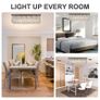 Modern Crystal Ceiling Light Square Chandelier for Home Office Hotel Silver (FREE POSTAGE) Image 6