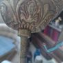 Vintage French brass single ceiling lantern light Image 6