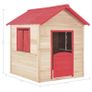 Kids Play House Fir Wood Red Image 9