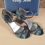 Ruby Shoo Eliza blue high heels Size UK 8 EU 41 Image 2