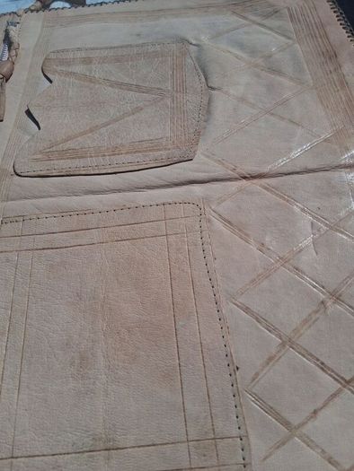 Hand Tooled Leather Presentation Folder