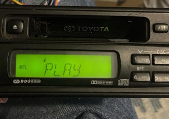Toyota TF4300 Single DIN Vintage Radio Cassette Player