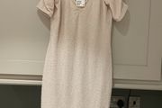 ladies dress cream