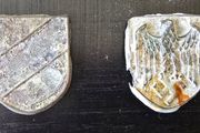 WW2 German Afrika Korps pith helmet shields