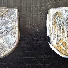 WW2 German Afrika Korps pith helmet shields