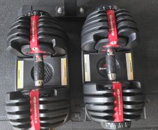 Pair of Bowflex 552i Adjustable Dumbbells 2-24kg